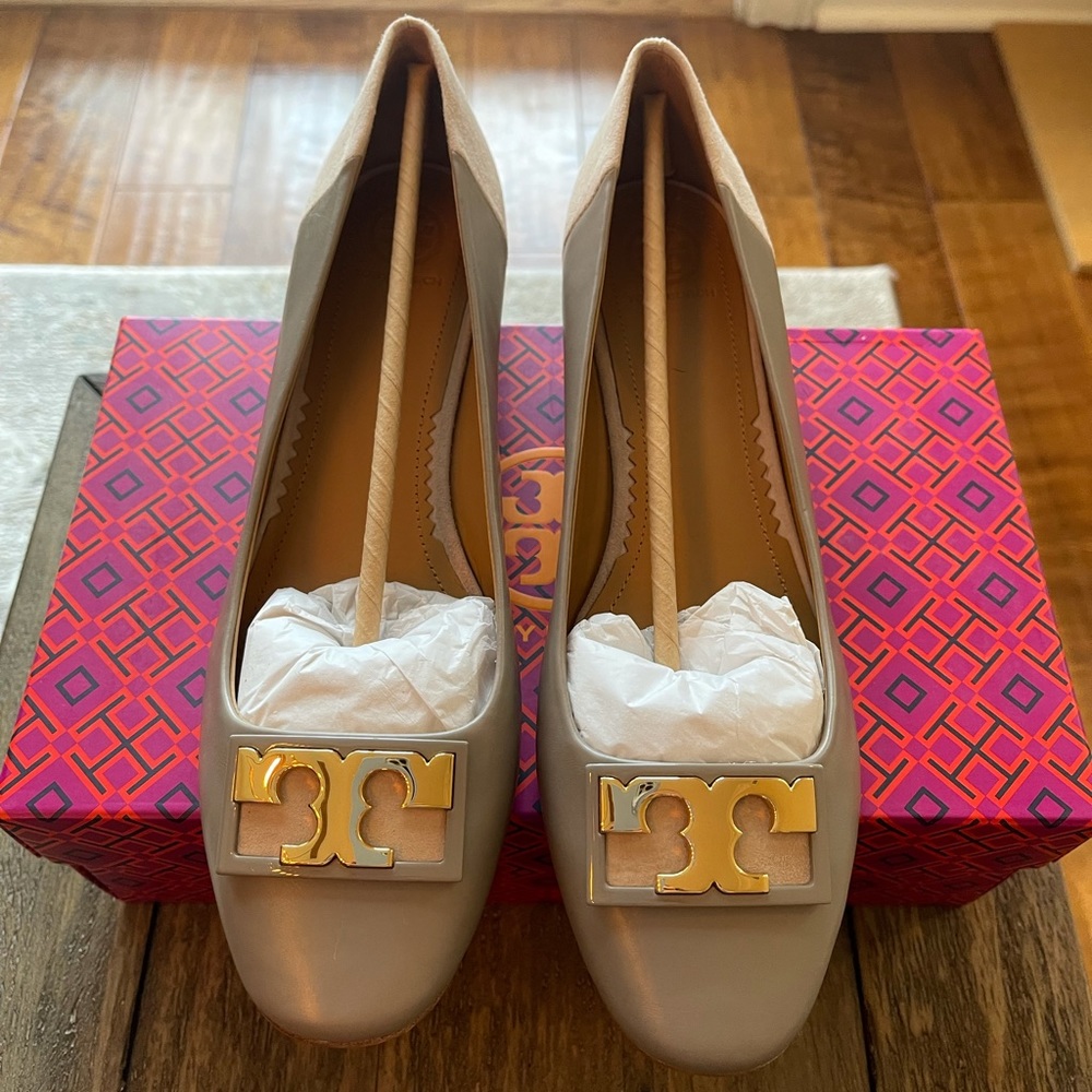 Gigi 20mm Round Toe Flat NWT Tory Burch - Picture 2 of 6